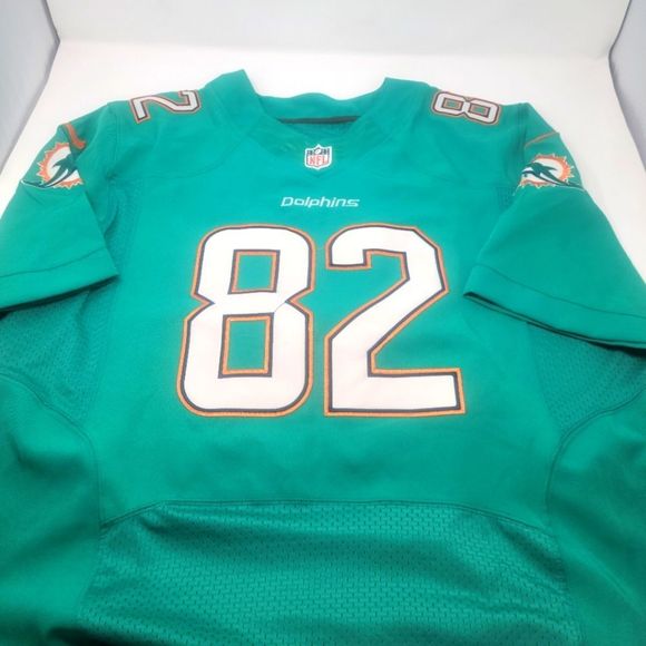 Nike Other - New! Nike On Field Dolphins Brian Hartline # 82 Jersey size 52